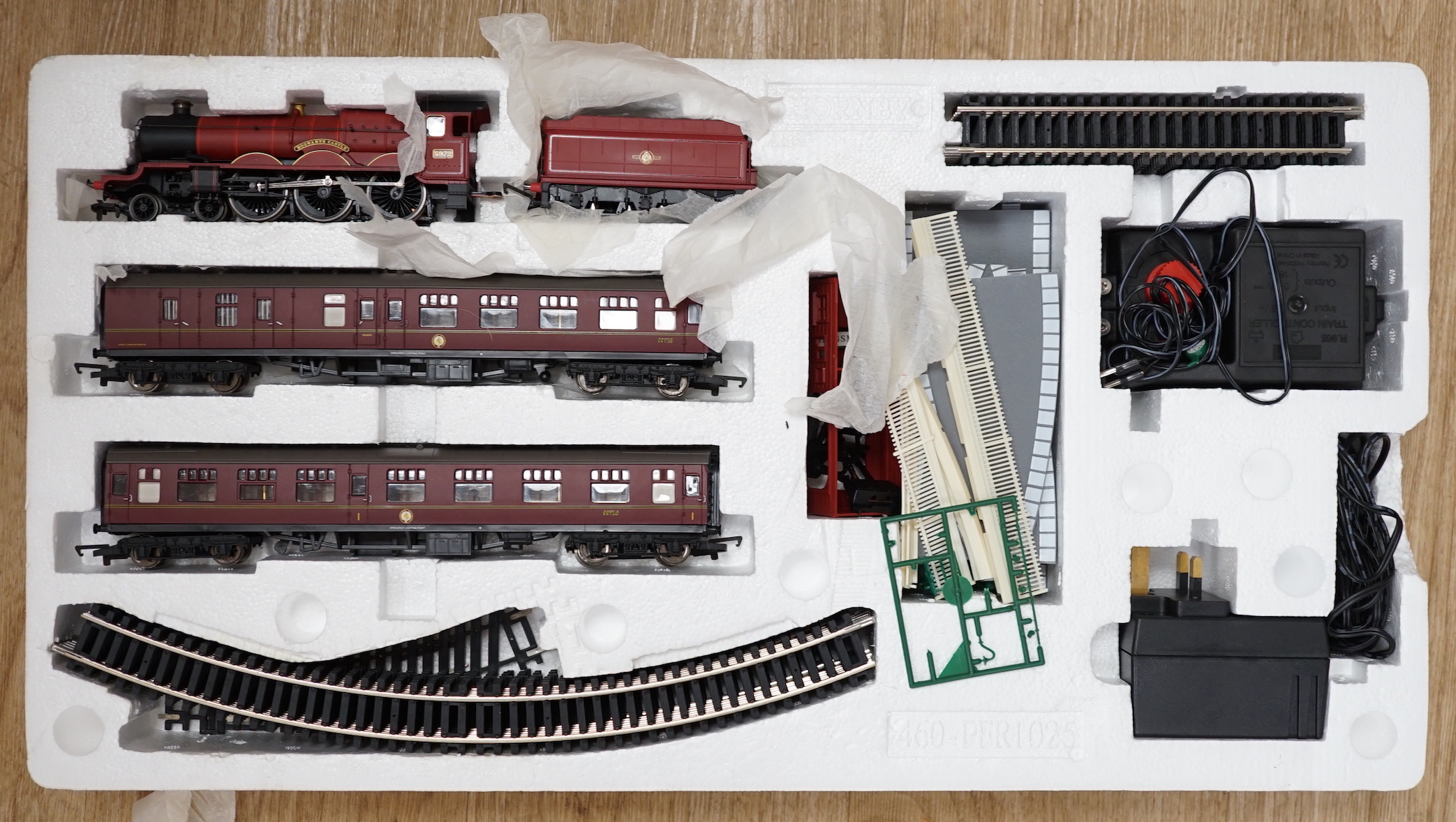 A Hornby 00 gauge Hogwarts Express Electric Train Set (R1033) from Harry Potter and the Chamber of Secrets
